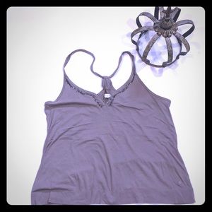 Aerie Tank with Beading L
